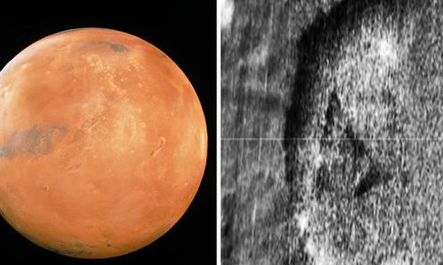Vật thể tam giác dị thường xuất hiện trên bề mặt sao Hỏa