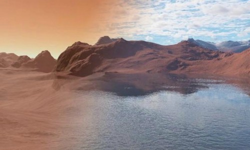 Bí ẩn hồ sao Hỏa bị đá hút nước, chôn vùi trong quá khứ
