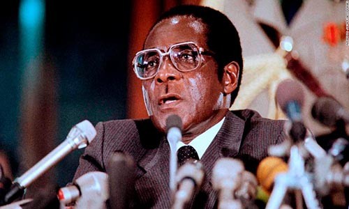 Cựu Tổng thống Zimbabwe Robert Mugabe. Ảnh: CNN.
