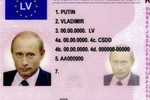 Bằng lái xe mạo danh Tổng thống Putin