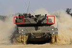 Siêu tăng Merkava Mk 4 của Israel “thoát chết” nhờ Áo gió