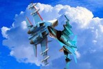 Ngỡ ngàng tiêm kích Su-27 hỗn chiến F-16 ở vùng 51