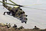 Nga lại điều trực thăng Mi-24 nổi tiếng sang Syria đối phó Thổ Nhĩ Kỳ