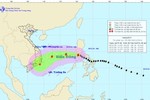 Bão số 5 tiến vào Biển Đông