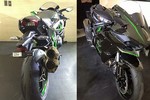 Siêu môtô tiền tỷ Kawasaki H2 bất ngờ xuất hiện tại VN