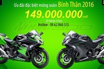 Kawasaki Ninja 300 ABS 2016 giảm giá “sốc” tại VN