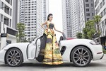 Hotgirl Việt “đọ dáng” Porsche 718 Boxster giá 3,5 tỷ