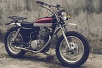 Yamaha SR400 độ phong cách scrambler thực dụng ở Hà Nội 