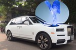 Rolls-Royce Cullinan hơn 40 tỷ lắp logo phát sáng ở Hà Thành