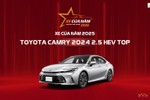 Toyota Camry 2.5 HEV TOP giành giải thưởng xe của năm 2025