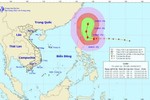 Siêu bão GONI ngày càng tiến sát vào biển Đông