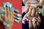 Trốn việc nhà, hội chị em làm bộ nail “sương sương” nhìn mà hoảng