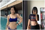 Lê Thuỵ “cô cô nớt” hở bạo đầu năm khoe body khó chê