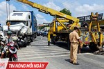 Tạm giữ tài xế ngáo đá chống đối cảnh sát, gây tai nạn trên QL1