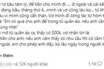 Vợ bầu cho 500k, chồng đi nhậu, nói thế nào mà vợ hiểu lầm?