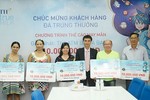 Trao giải nhất ATM BAC A BANK cho khách hàng may mắn