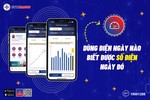 Khách hàng chủ động theo dõi lượng điện tiêu thụ trên app EVNHANOI