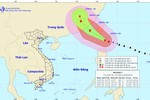 Siêu bão Meranti giật trên cấp 17, có khả năng chuyển hướng