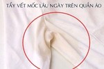 6 cách tẩy vết mốc lâu ngày trên quần áo siêu hiệu quả