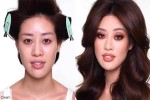 Khánh Vân gây "sốc toàn tập" với hình ảnh trước và sau khi make-up