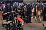 Đi tập gym, gái xinh gây sốc trên cởi sạch dưới quần lọt khe