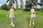 'Nữ sinh' Sam lên đồ chơi golf, lộ thân hình 'cò hương' đáng báo động