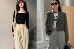 Mẫu quần lười tạo trend, bạn gái lên đồ thanh tao, thoát tục