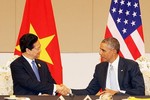 Thủ tướng Nguyễn Tấn Dũng gặp chính thức Tổng thống Obama