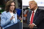 Khảo sát mới của Reuters/Ipsos: Bà Harris dẫn trước sít sao ông Trump