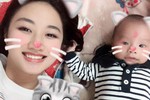 Hot Face sao Việt 24h: HH Thu Ngân khoe con trai giống bố như đúc