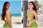 Top 21 Miss Universe 2020 Khánh Vân khoe vẻ gợi cảm bên bờ biển