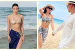 Phương Trinh Jolie khoe dáng nóng bỏng khi đi biển khiến chồng mê mệt