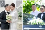 Lễ ăn hỏi Phương Oanh: Chú rể đi xe sang, liên tục hôn cô dâu