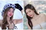 Hot girl diện bikini khoe thân hình bốc lửa giữa trời tuyết