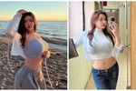 Hot girl xinh đẹp mặc xuyên thấu khoe vòng một gợi cảm