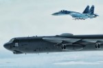 Su-27 Ukraine áp sát "đẹp như phim", phi hành đoàn B-52 Mỹ hoảng hồn