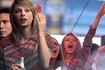 Ca sĩ Taylor Swift cuồng nhiệt cổ vũ bạn trai biểu diễn 