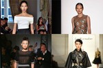 Hoàng Thùy, Tuyết Lan tự tin catwalk trên sàn diễn quốc tế