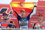 Jorge Lorenzo là nhà vô địch mới tại MotoGP 2015