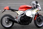 Triumph Speed Triple độ xe đua hoài cổ thập niên 60