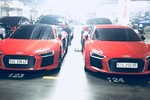 Cặp “song sinh” siêu xe Audi R8 V10 Plus tại Sài Gòn