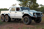 Lamborghini LM002 "biến hình" xe thám hiểm 6×6 sang trọng