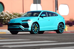 Siêu SUV Lamborghini Urus “lòe loẹt” trong bộ cánh màu xanh