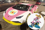 Siêu xe Lamborghini Huracan "làm đẹp" phong cách Công Chúa Peach