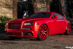 Mansory ra tay, Rolls-Royce Wraith “khoác áo” đỏ rực một góc trời