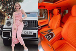 Mercedes-AMG G63 độ Hermes "biển thần tài" của hot girl 9x Sài Gòn