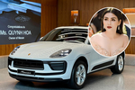 DV Quỳnh Hoa tậu Porsche Macan 2022 từ gần 3 tỷ đồng tại Hà Nội