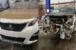 Peugeot 5008 tai nạn nát đầu - "pháp sư" Hà Nội hồi sinh như mới