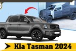 Kia Tasman bị "tóm gọn" trên đường phố, đối thủ mới của Ford Ranger