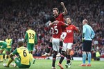 Man Utd đè bẹp Norwich với tỷ số 4:0